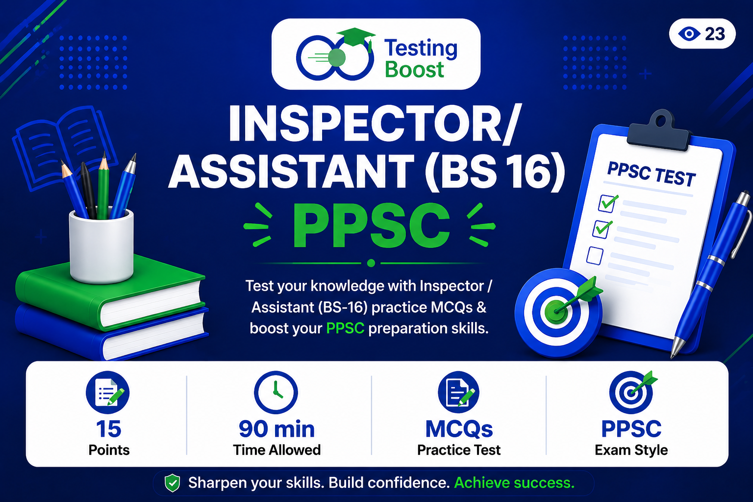 INSPECTOR/ASSISTANT (BS 16)-PPSC
